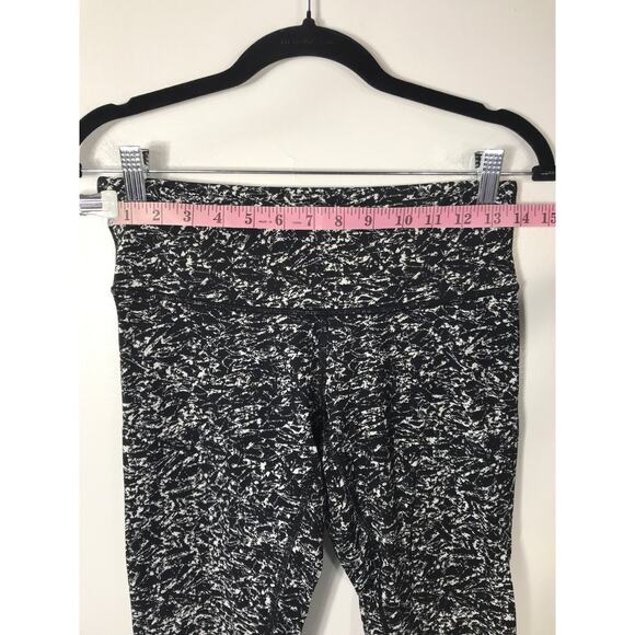 Lululemon 6 Wunder Under Pant Legging Iced Wave White Black Luxtreme Athleisure - Picture 10 of 12